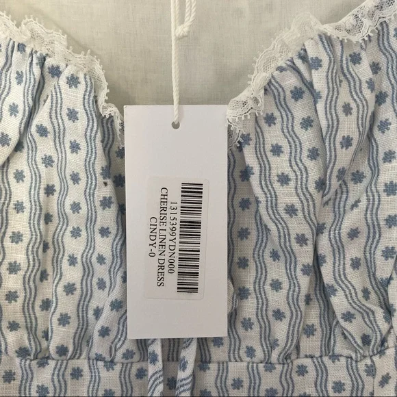 Reformation Cherise Linen Dress in Cindy Pattern: NWT!